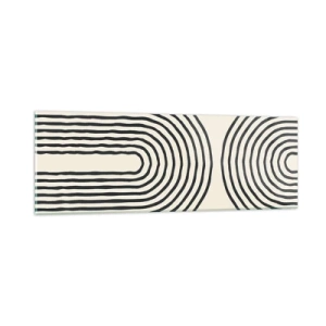 Quadro em vidro - Em um momento... - 90x30 cm