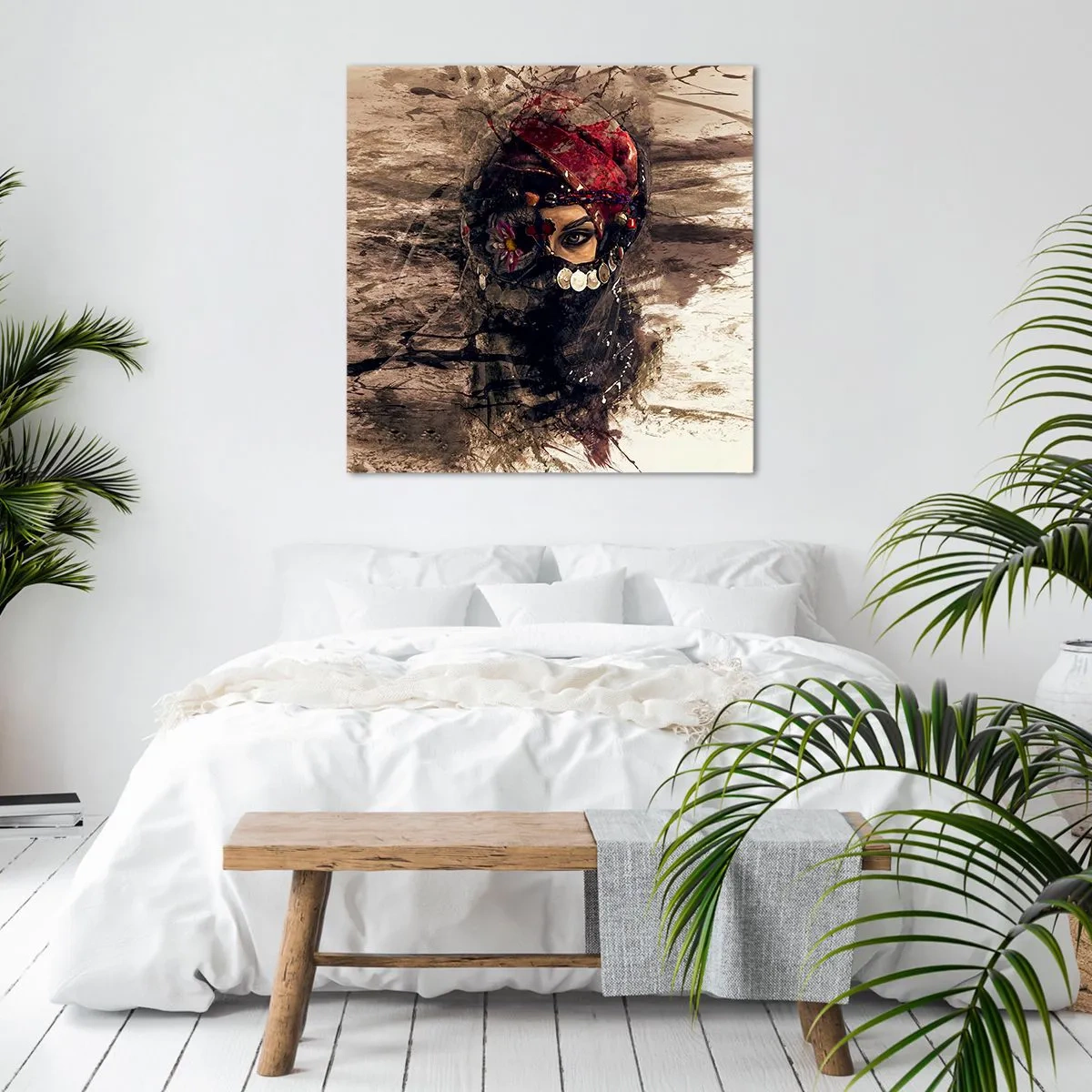 Quadro em tela - Perturbador, para dizer o mínimo - 70x70 cm