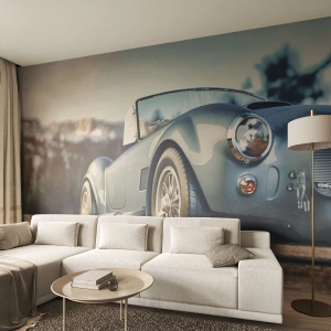 Papel de Parede Premium Canvas - Porque o estilo conta - Carro, Cabriolé, Viagem - 200x140 cm