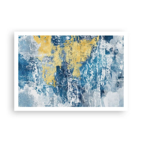 Pôster - Abstração cheia de clima - 100x70 cm