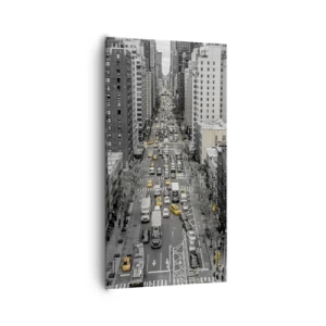 Quadro em tela - Vida em Nova York - 65x120 cm