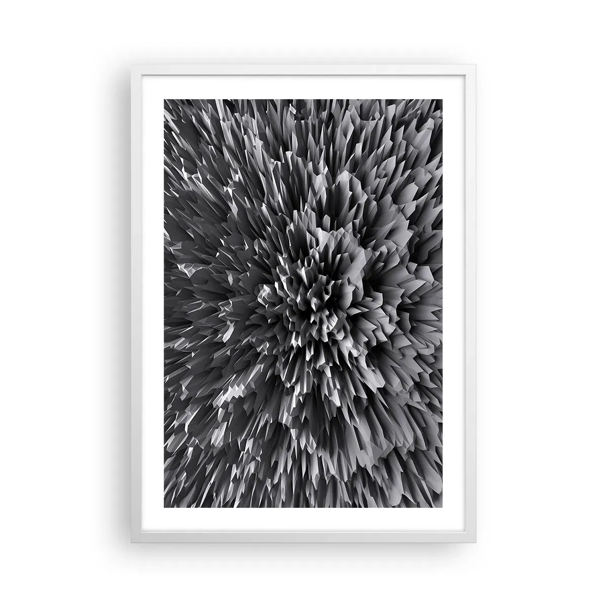 Pôster em moldura branca - Não pode ficar mais difícil do que isso - 50x70 cm