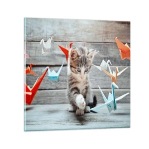 Quadro em vidro - Primeira lição - 70x70 cm