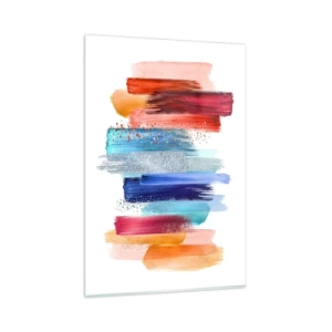Quadro em vidro - Para cima e para baixo  - 80x120 cm