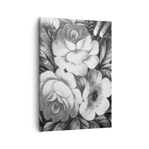 Quadro em tela - A beleza em cinza - 50x70 cm
