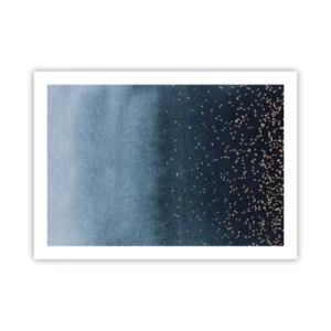 Pôster - Composição – fases azuis - 70x50 cm