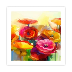 Pôster - Não só vermelho - 50x50 cm