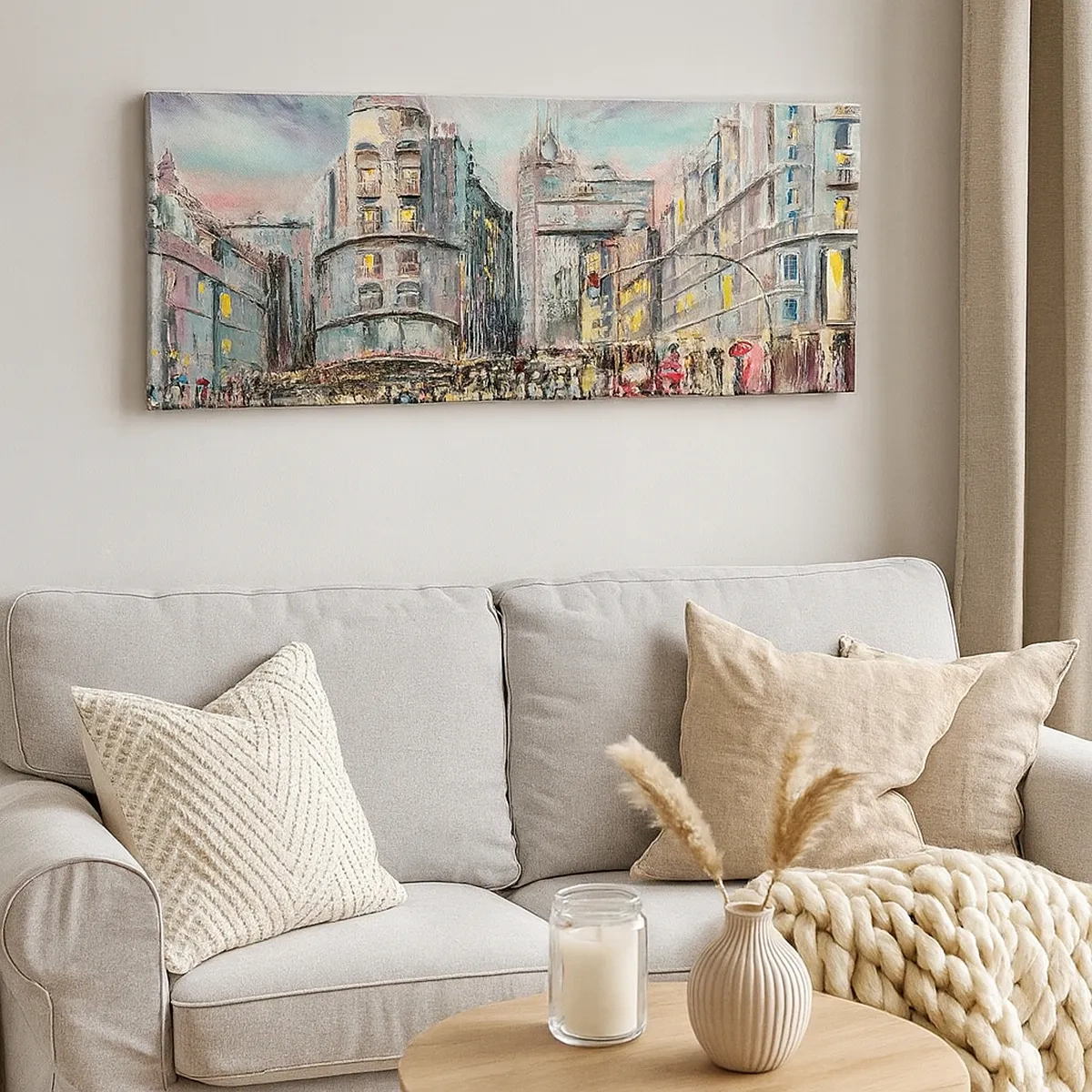 Quadro em tela - Será uma noite de sucesso - 30x30 cm