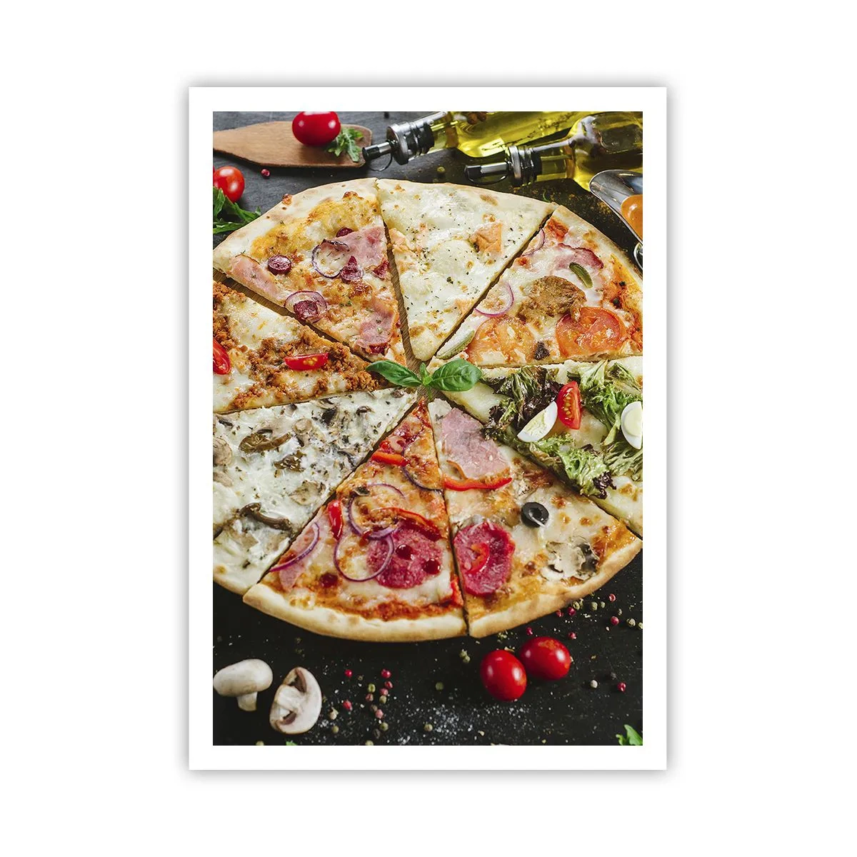 Pôster - Gama de sabores - 70x100 cm