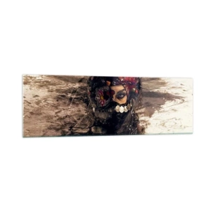 Quadro em vidro - Perturbador, para dizer o mínimo - 160x50 cm