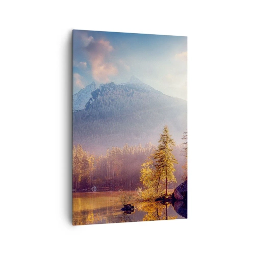 Quadro em tela - Nas montanhas e vales - 80x120 cm