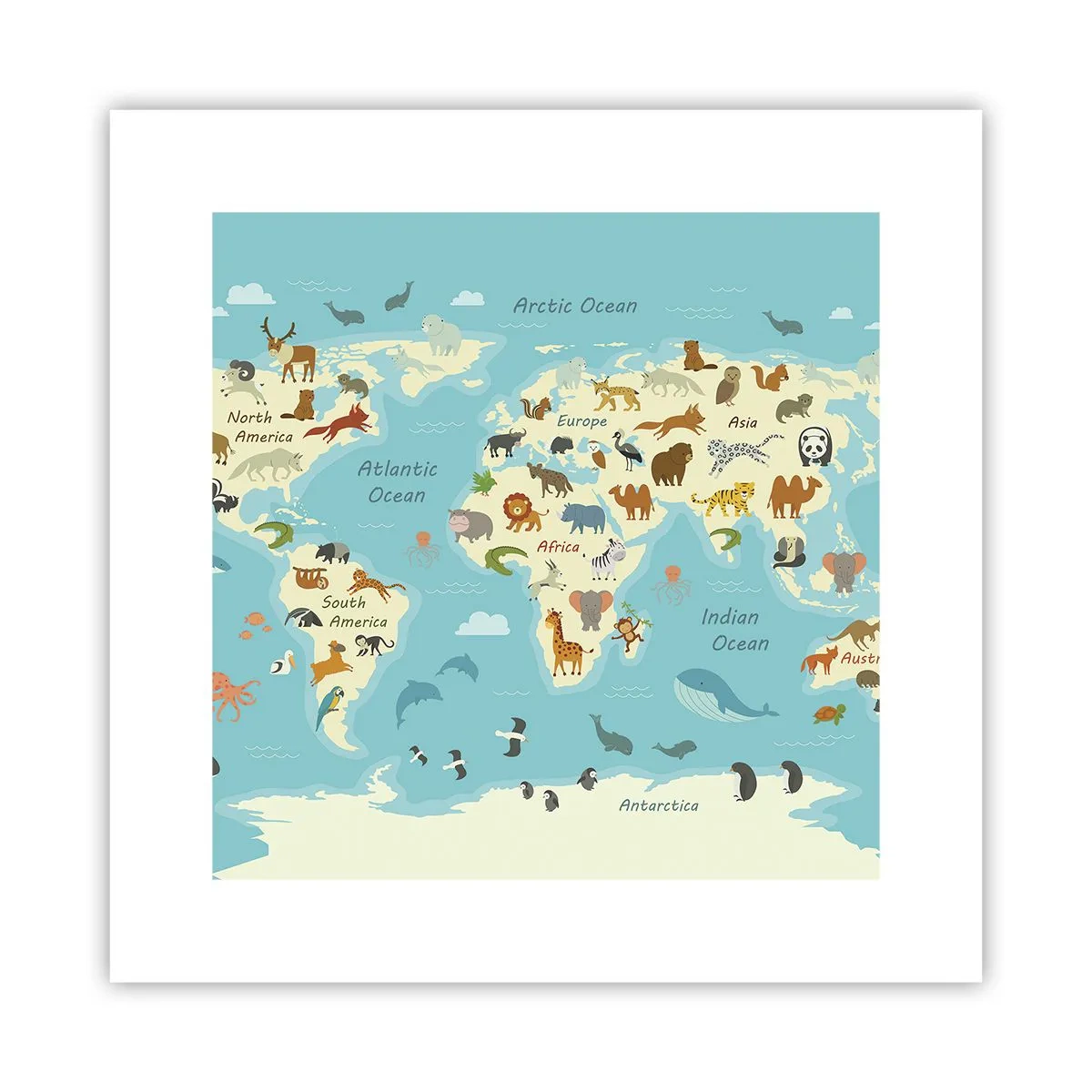 Pôster - Bons vizinhos - 30x30 cm