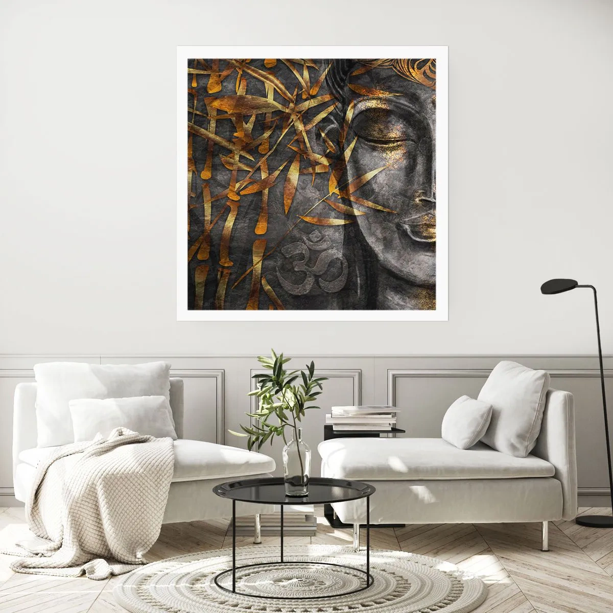 Pôster - Sinta a paz - 40x40 cm