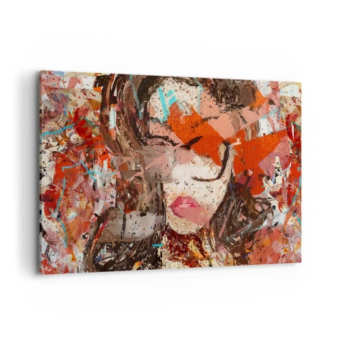 Quadro em tela - Ninguém realmente me conhece - 100x70 cm