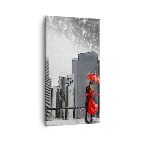 Quadro em tela - O homem não é pedra - 55x100 cm