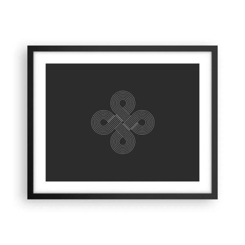 Pôster com moldura preta - No espírito celta - 50x40 cm