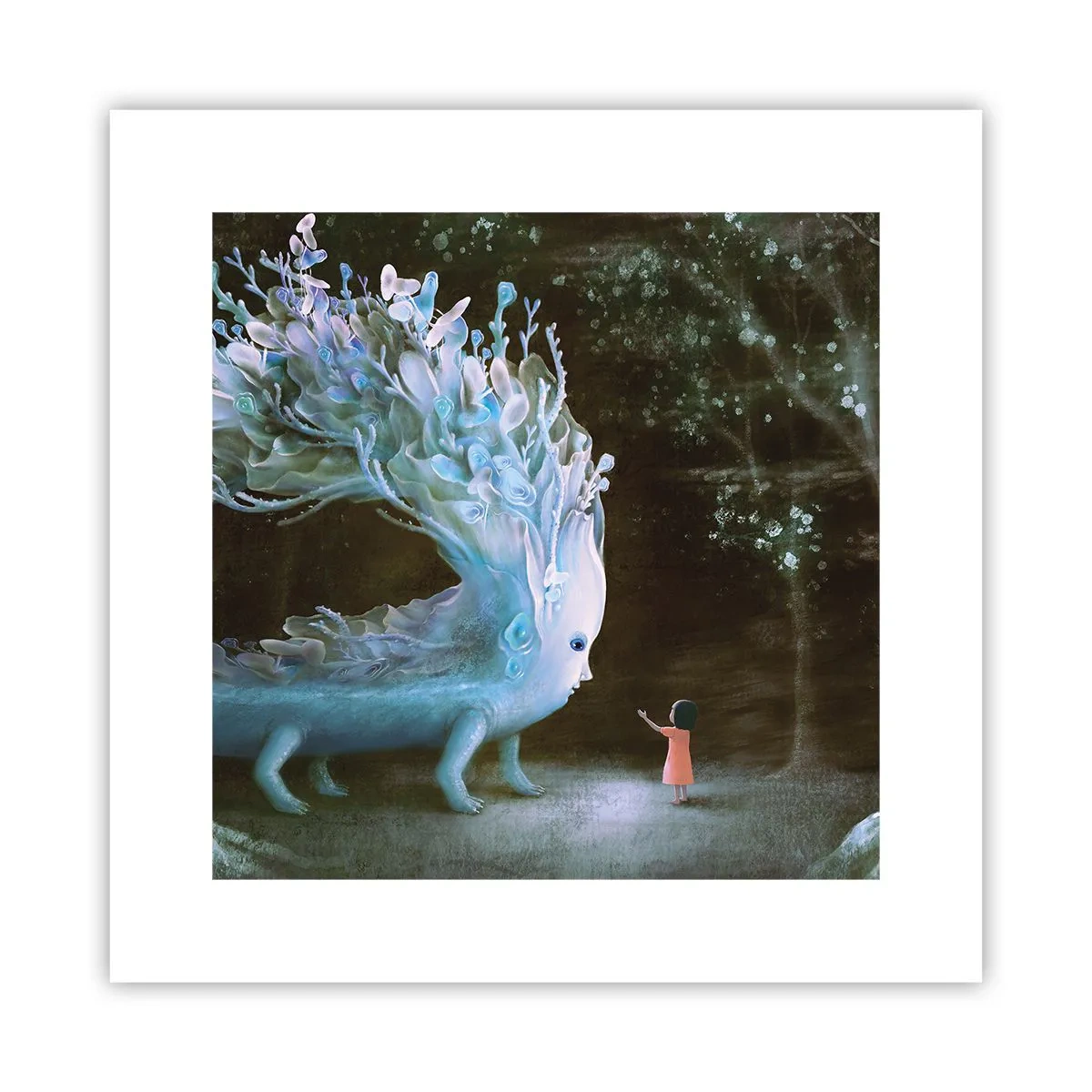 Pôster - Encontro fantástico - 30x30 cm