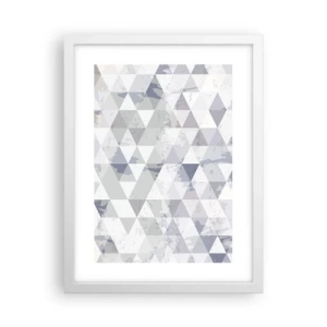 Pôster em moldura branca - Em ritmo para três - 30x40 cm