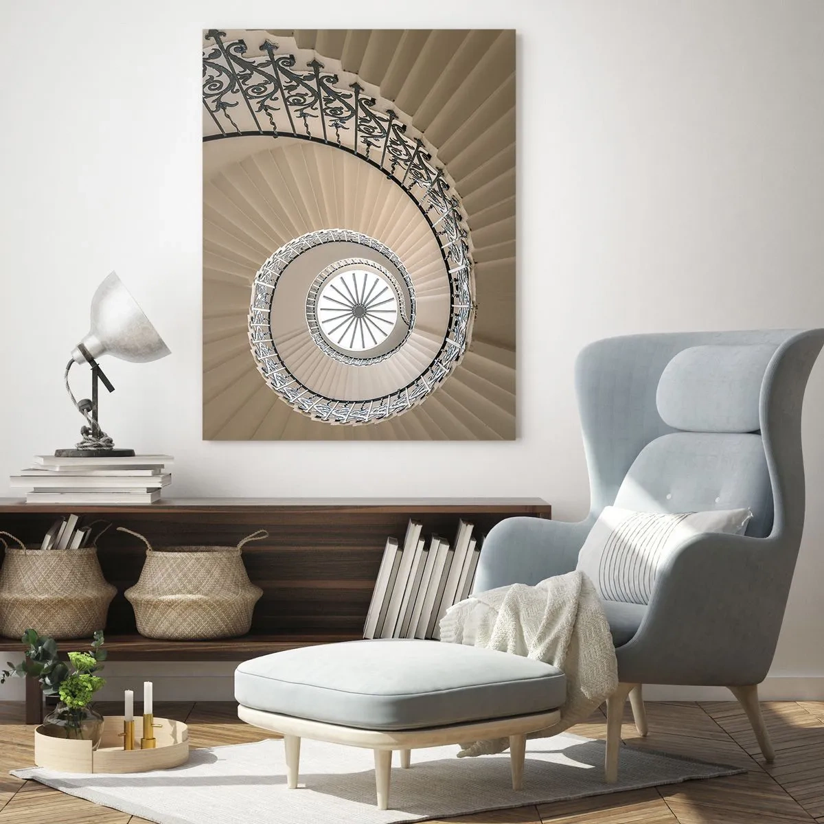 Quadro em vidro - Dentro da casca - 50x70 cm
