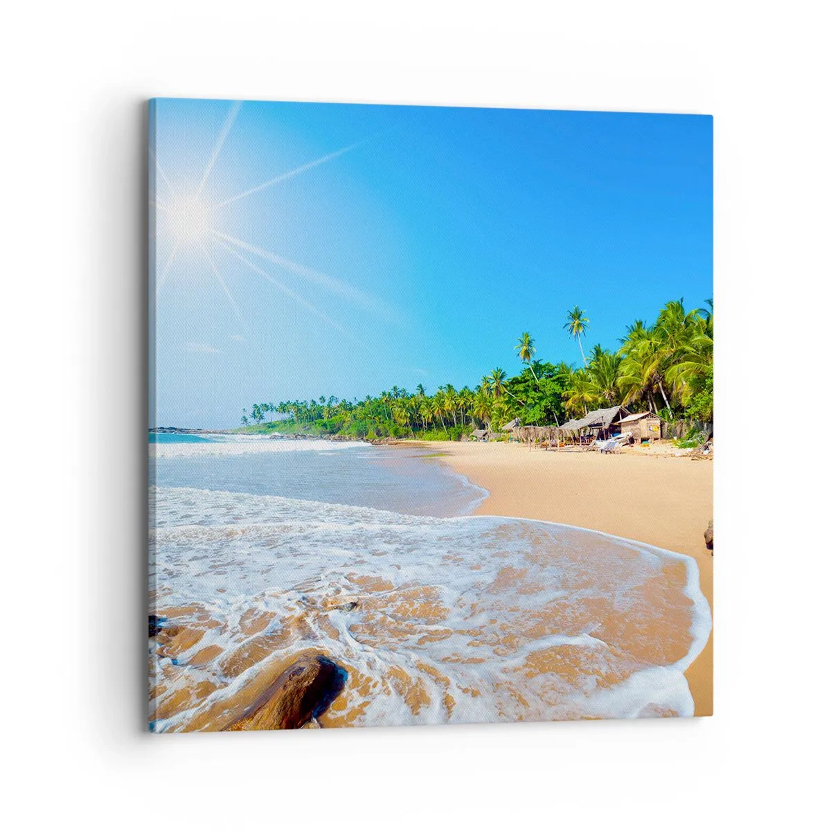 Quadro em tela - Um lugar exótico para si - 70x70 cm