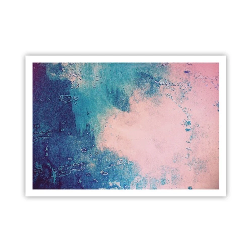 Pôster - Abraço azul - 100x70 cm