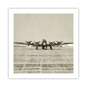 Pôster - Pronto como sempre  - 50x50 cm