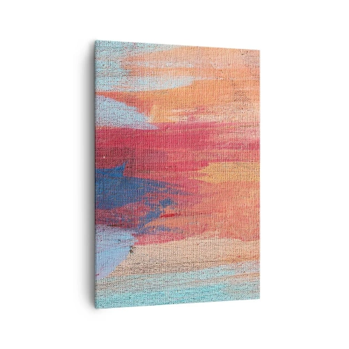 Quadro em tela - Flutuar pelo arco-íris - 70x100 cm