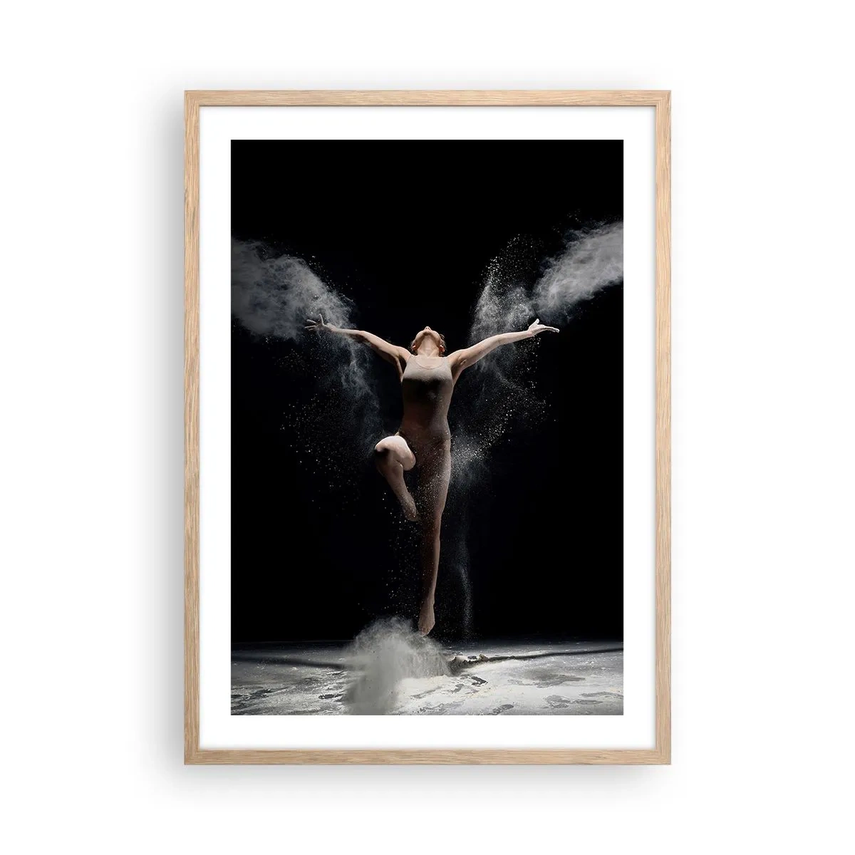 Pôster com moldura de carvalho claro - Os elfos existem - 50x70 cm