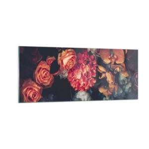 Quadro em vidro - Como nos mestres holandeses - 100x40 cm