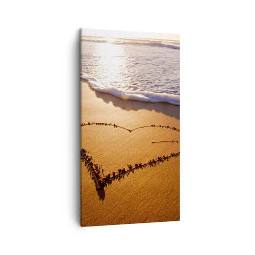 Quadro em tela - Declaração de férias - 45x80 cm