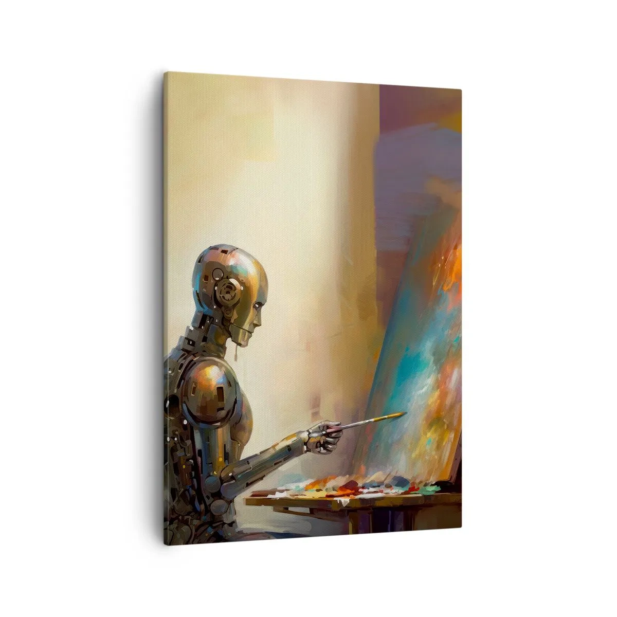 Quadro em tela - A arte do futuro - 50x70 cm