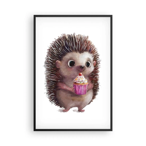 Pôster com moldura preta - A celebração é diária - 61x91 cm