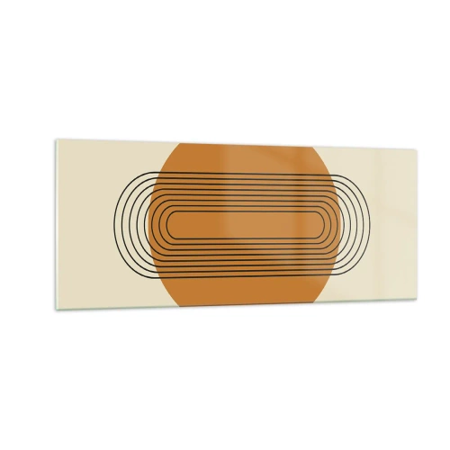Quadro em vidro - O plano perfeito - 100x40 cm
