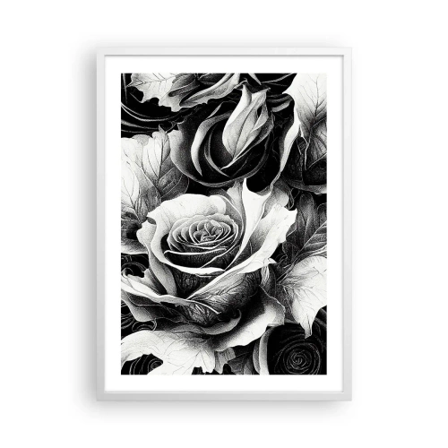 Pôster em moldura branca - Sempre uma rainha - 50x70 cm