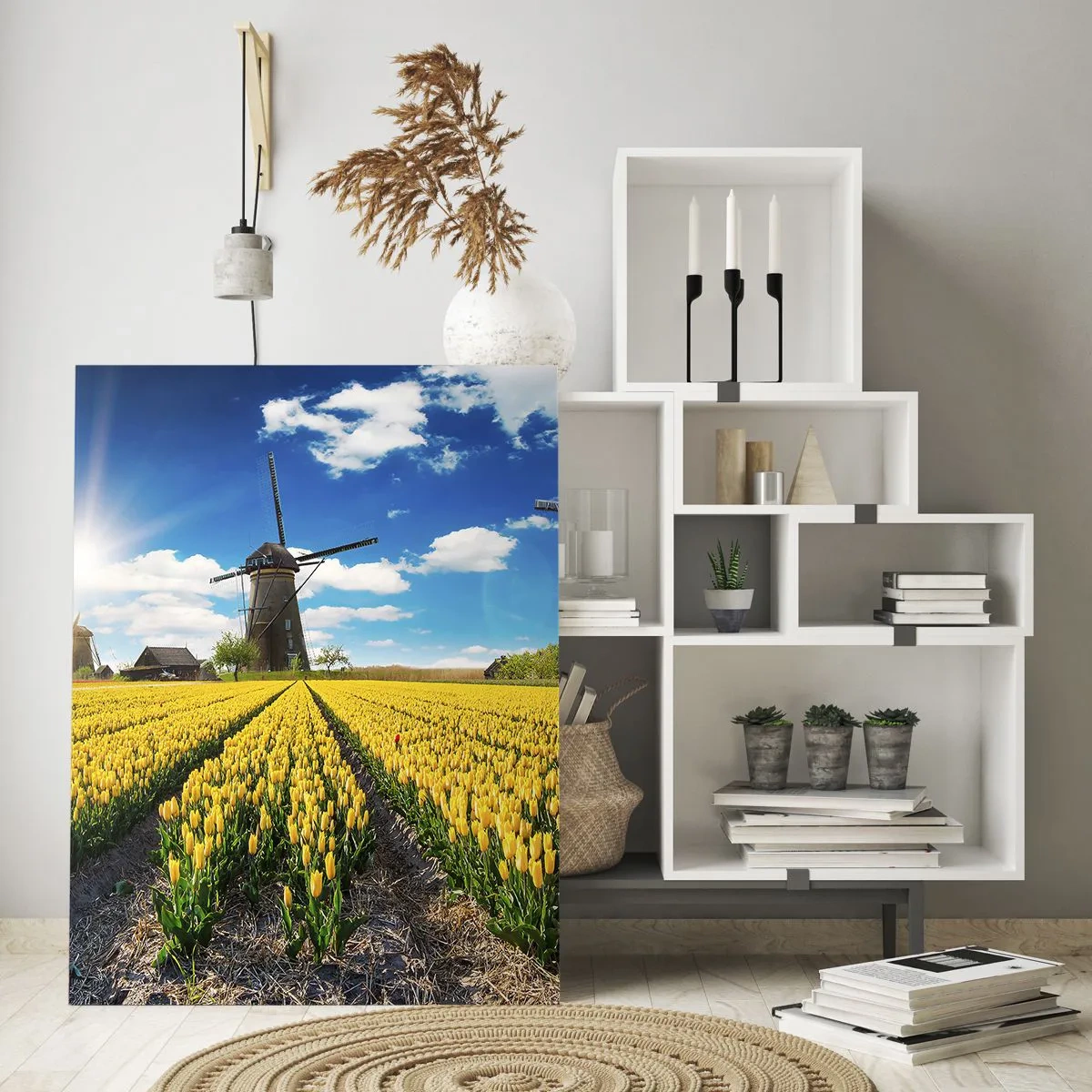 Quadro em vidro - Nada mais holandês do que isso - 50x70 cm