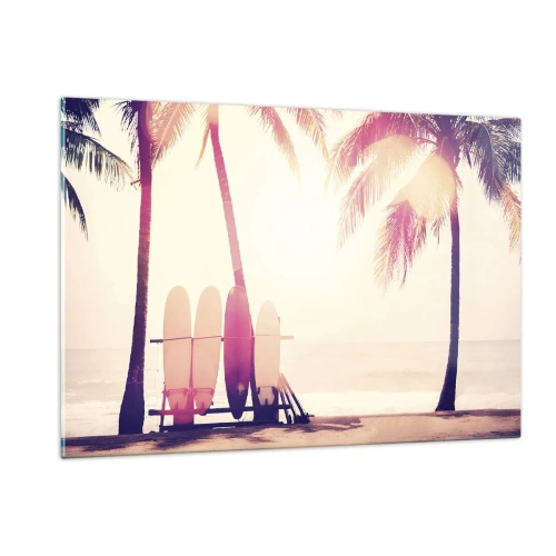 Quadro em vidro - Vai ser um grande dia - 120x80 cm