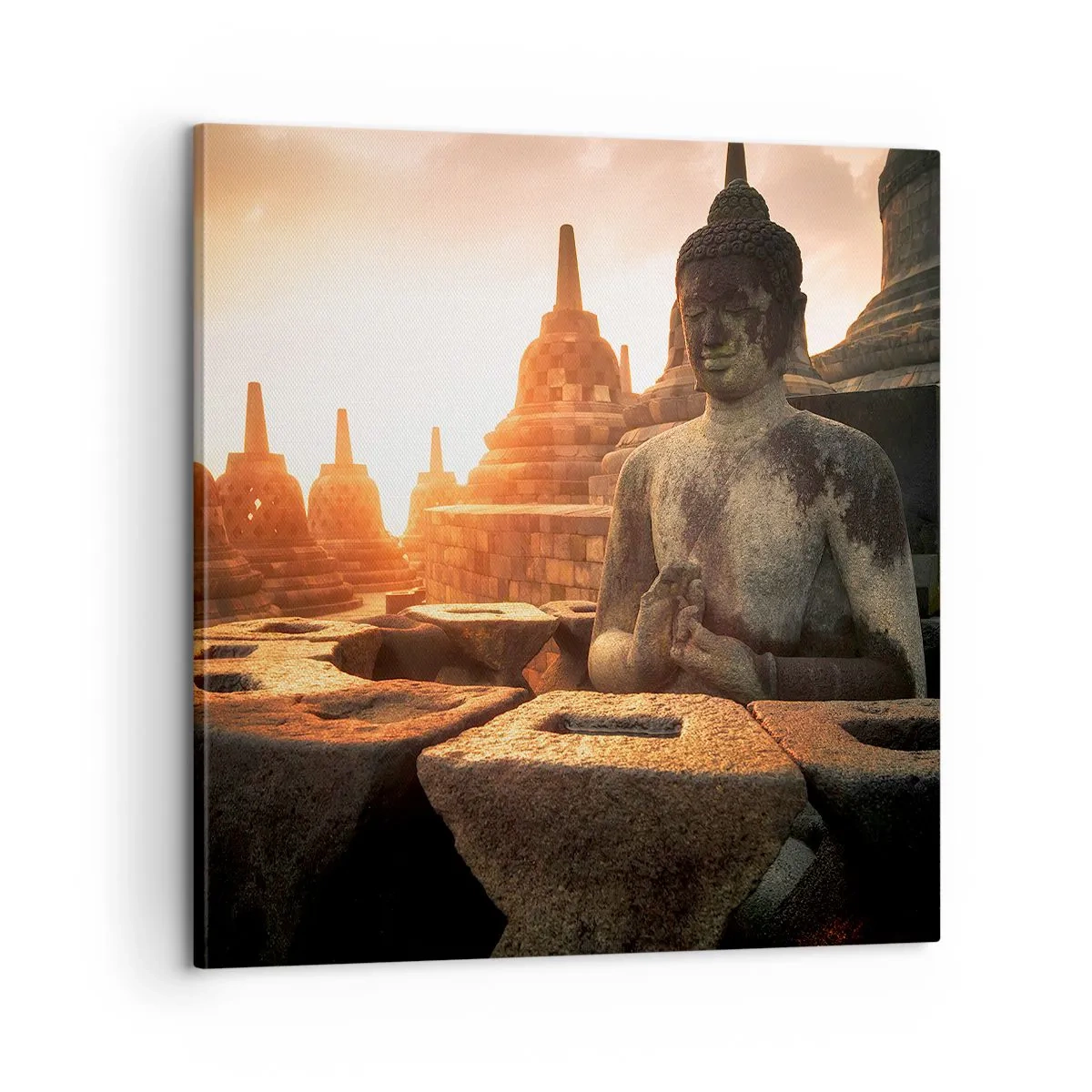 Quadro em tela - Clima de grande sabedoria - 60x60 cm