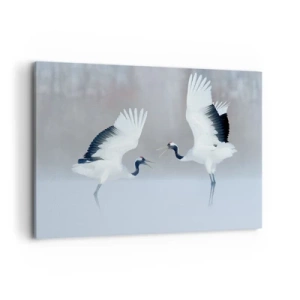 Quadro em tela - Dança no nevoeiro - 100x70 cm