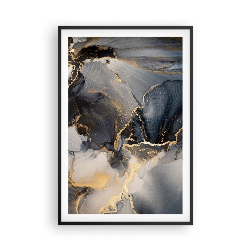 Pôster com moldura preta - A vida da pedra - 61x91 cm