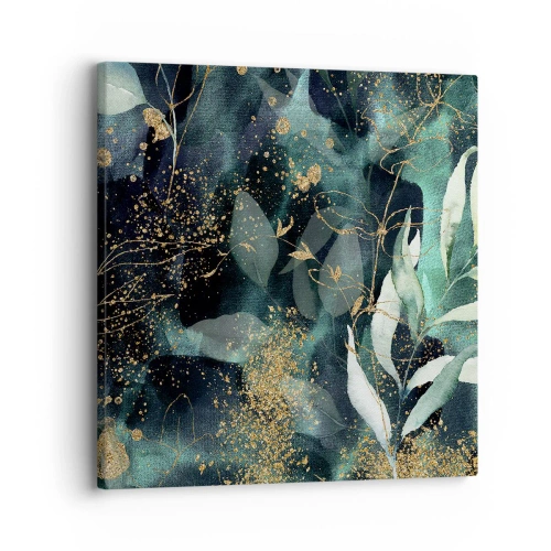 Quadro em tela - Jardim Mágico - 30x30 cm