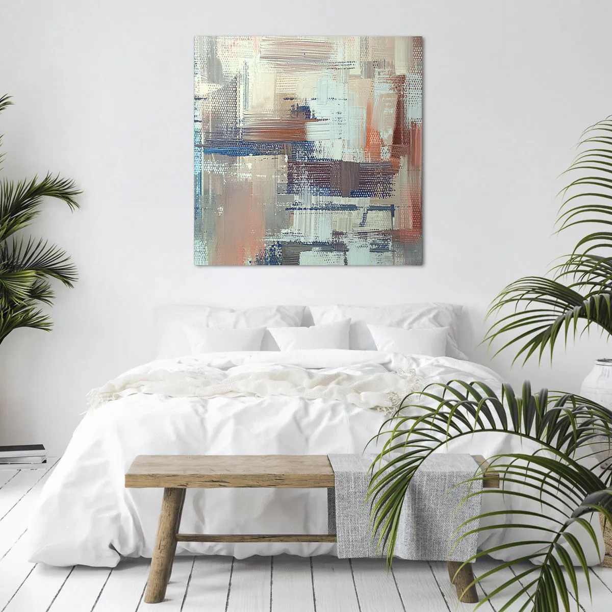 Quadro em tela - Alcance a luz - 40x40 cm