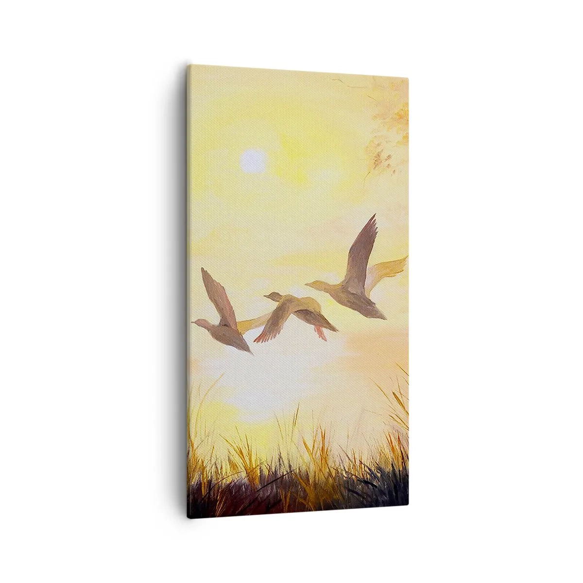 Quadro em tela - O início de uma longa viagem - 55x100 cm