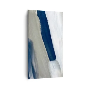 Quadro em tela - Encontro com a brancura - 45x80 cm