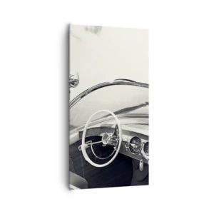 Quadro em tela - Tempo para os ricos - 65x120 cm