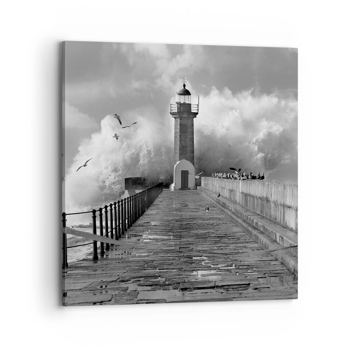 Quadro em tela - Destemida - 70x70 cm