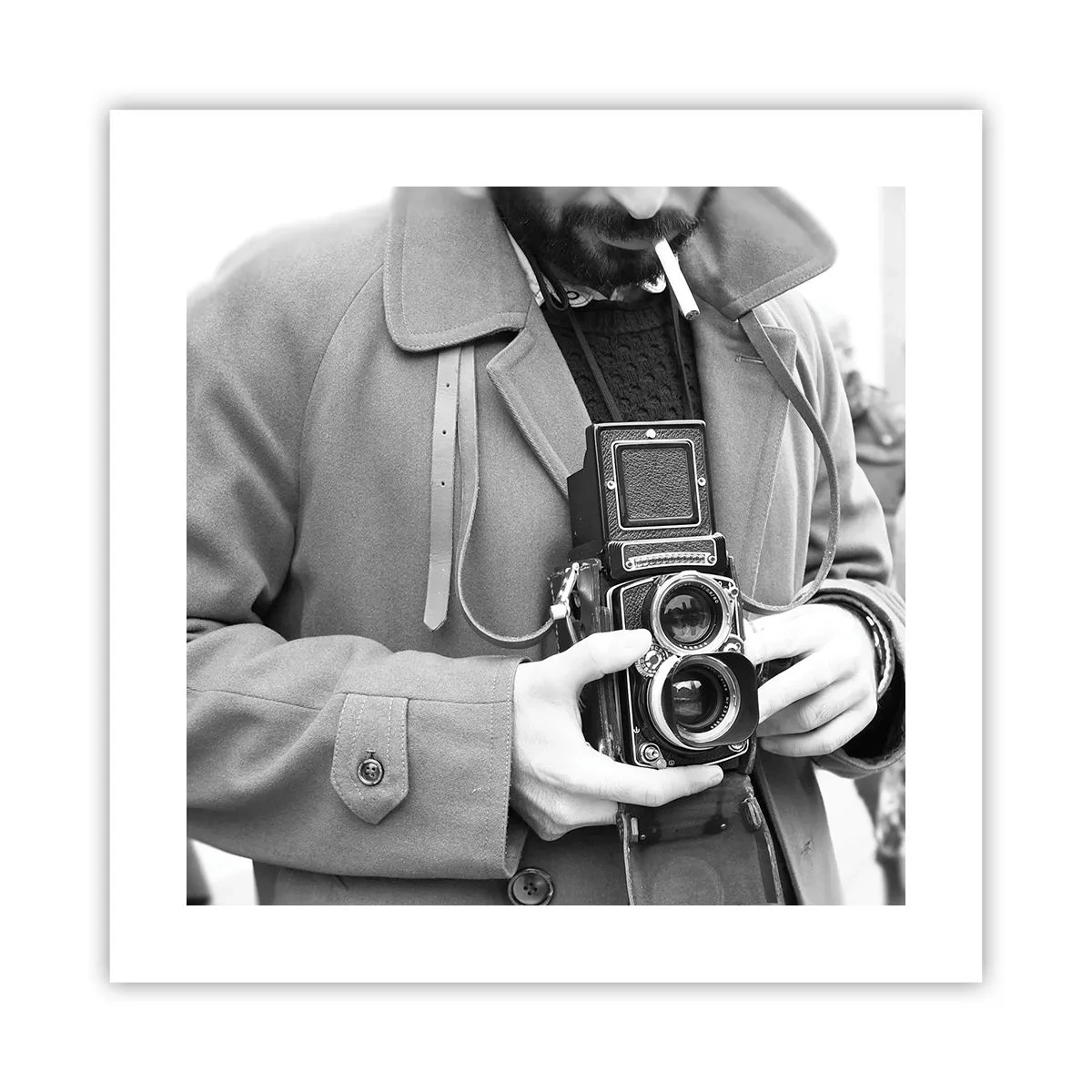 Pôster - Estilo retro - 40x40 cm