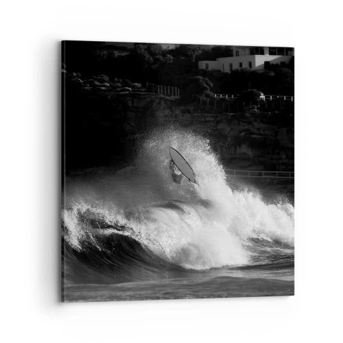 Quadro em tela - Desafio aceito! - 70x70 cm