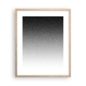 Pôster com moldura de carvalho claro - Em direção à luz - 40x50 cm