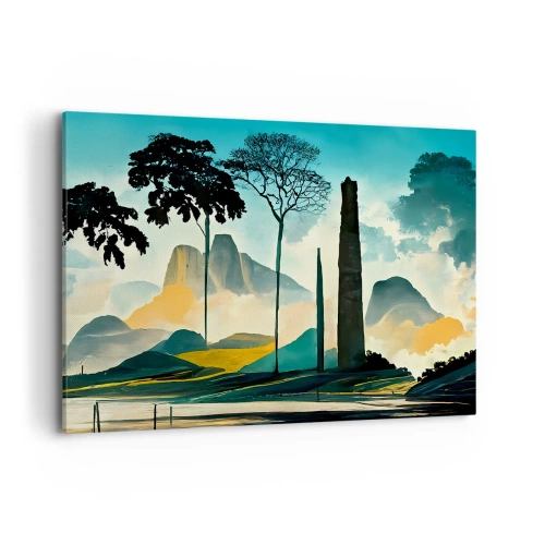 Quadro em tela - Cada vez mais alto - 120x80 cm