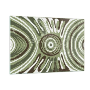 Quadro em vidro - Uma explosão de emoções - 120x80 cm